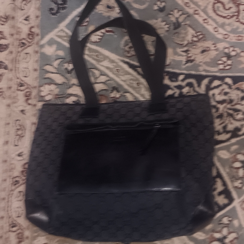 Gucci GG PREOWNED Tote Bag Gucci Monogram Black Tote Bag